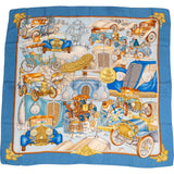 Hermès Automobile Club Silk Carre 90 Scarf Tuch