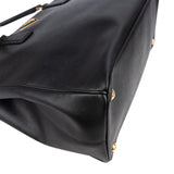 Prada Black Saffiano Leather Galleria Handbag