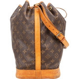 Louis Vuitton Monogram Canvas Sac Noé Grande Shoulder Bag - vintageandkickz