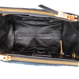 Miu Miu Denim Biker Tote Handbag