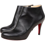 Christian Louboutin Black Leather Belle Ankle Boots (37,5)