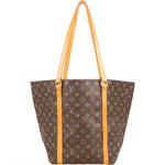 [🔄️B17 / F71] Louis Vuitton Monogram Canvas Sac Shopping Shoulder Bag xx eine Niete kleben - vintageandkickz