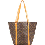[🔄️B17 / F71] Louis Vuitton Monogram Canvas Sac Shopping Shoulder Bag xx eine Niete kleben - vintageandkickz