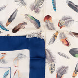 Hermès Plumes Silk 90 Scarf Tuch