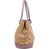 Gucci Monogram GG Canvas Interlocking GG Tote Shoulder Bag