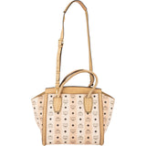 MCM Monogram Visetos Striped Shopper Handbag