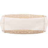 Coach Monogram Signature Jacquard Hallie Shoulder Bag