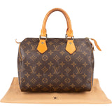 Louis Vuitton Monogram Canvas Speedy 25 Handbag