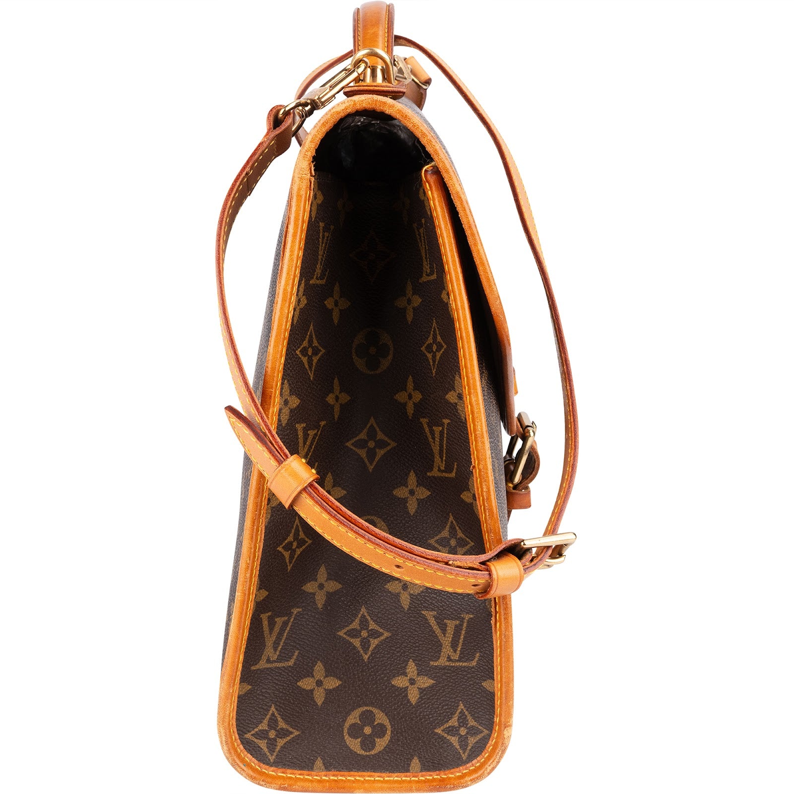 Louis Vuitton Monogram Canvas Bel Air Briefcase Handbag - vintageandkickz
