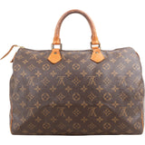 Louis Vuitton Monogram Canvas Speedy 35 Handbag
