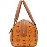 MCM Monogram Visetos Boston Handbag