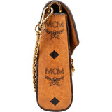 MCM Monogram Visetos Patricia Wallet Oh Chain Crossbody Bag
