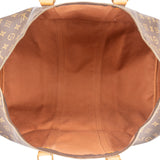 Louis Vuitton Monogram Canvas Keepall 55 Bandoulière Travel Bag