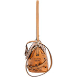MCM Monogram Visetos Saddle Shoulder Bag