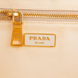 Prada Printed Canvas Estampada Canapa Tote Handbag