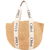Chloé x Mifuko Raffia Large Woody Basket Shoulder Bag