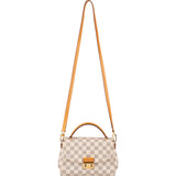 Louis Vuitton Monogram Damier Azur Croisette Handbag