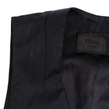 Prada Triangle Emblem Black Vest (IT48 / S)