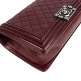 Chanel Quilted Calfskin Medium Boy Single Flap Crossbody Bag