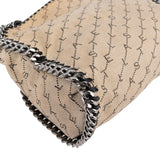 Stella McCartney Monogram Canvas Falabella Fold Over Tote Crossbody Handbag