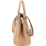 Prada Beige Saffiano Leather Galleria Handbag