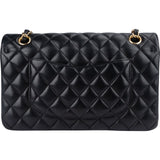 Chanel Quilted Lambskin Medium Double Flap Shoulder Bag
