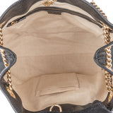 Gucci Grained Leather Soho Chain Tote Crossbody Bag