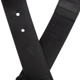 Louis Vuitton Noir Leather Ceinture Classique Belt (85 / 34) M0542