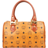 [🔄️B07 / F45] MCM Monogram Visetos Boston Bag Handbag - vintageandkickz