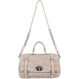 [🔄️B24 / F17] Miu Miu Matelassé Leather Coffer Handbag - vintageandkickz