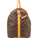 Louis Vuitton Monogram Canvas Keepall 60 Bandoulière Travel Bag