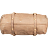 Miu Miu Brown Suede Bow Satchel Handbag