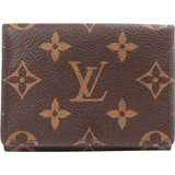 Louis Vuitton Monogram Canvas Small Bifold Card Holder Coin Wallet