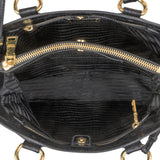 Prada Vitello Shine Leather Large Tote Handbag