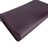 Louis Vuitton Purple Epi Leather Pochette Accessoires Handbag