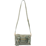 Miu Miu Vitello Shine Leather Mini Bauletto Handbag