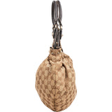 Gucci Monogram GG Canvas Pelham Studded Hobo Handbag