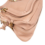 Chloé Pink Grained Leather Paraty Handbag