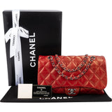 Chanel Quilted Lambskin Single Flap Crossbody Bag