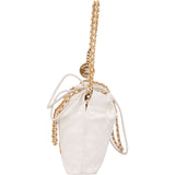 Chanel 22 Quilted Calfskin Drawstring Crossbody Shoulder Bag