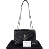 Saint Laurent Quilted Leather Loulou Crossbody Bag