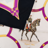 Hermès Ecole Francaise d'Equitation Silk 90 Scarf Tuch