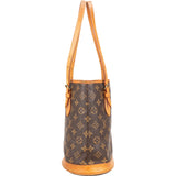 Louis Vuitton Monogram Canvas Petit Bucket PM Shoulder Bag