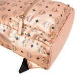MCM Visetos Monogram Metallic Stark Studded Backpack