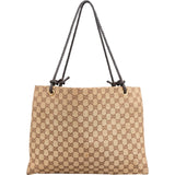 Gucci Monogram GG Canvas Braided Strap Shoulder Bag