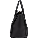Celine Black Leather Luggage Handbag