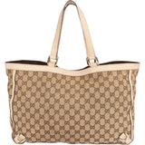 Gucci Monogram GG Abbey D-Ring Tote Hobo Handbag