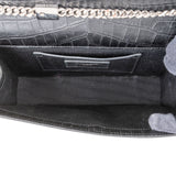 Yves Saint Laurent Croc-Embossed Leather Kate Tassel Chain Crossbody Bag