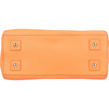 Mulberry Del Rey Orange Ostrich Leather Bayswater Handbag