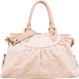 Louis Vuitton Denim Monogram Cabby MM Handbag